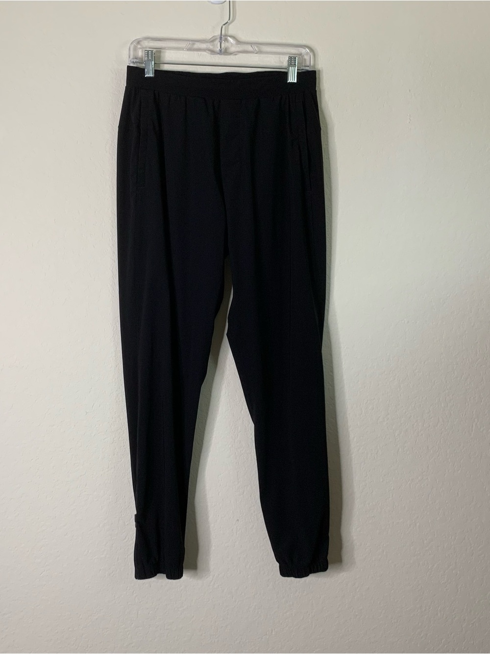 Lululemon Mens surge joggers black/ ankle zip M